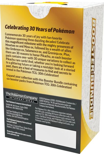 Pokémon 30 Jahre - Boosterbundle